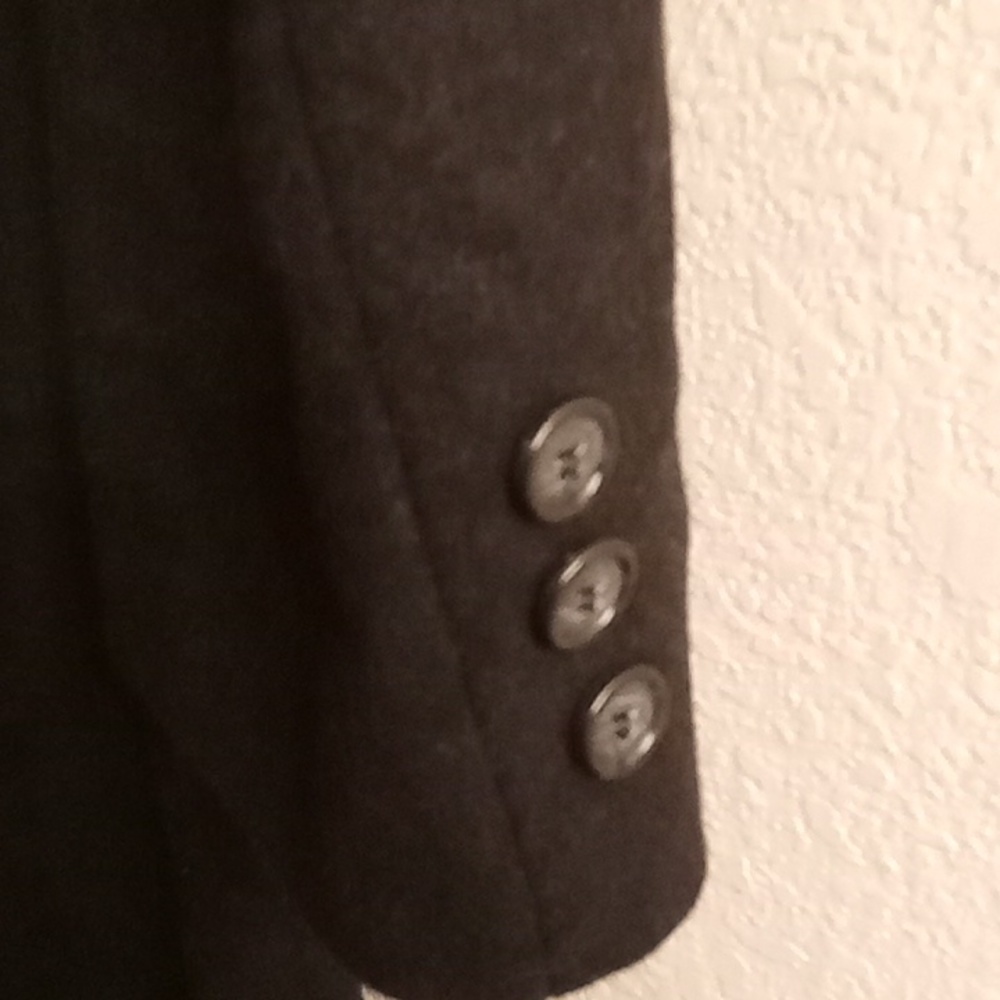 VINTAGE Petrocelli Matrix Wool Goth Office Minamllist Size 52L Black Color HCM - Picture 7 of 14